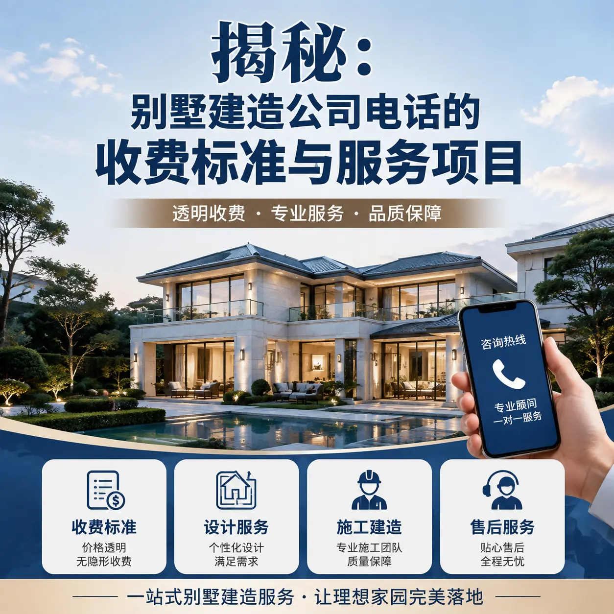 揭秘:沿河别墅建造公司电话的收费标准与服务项目