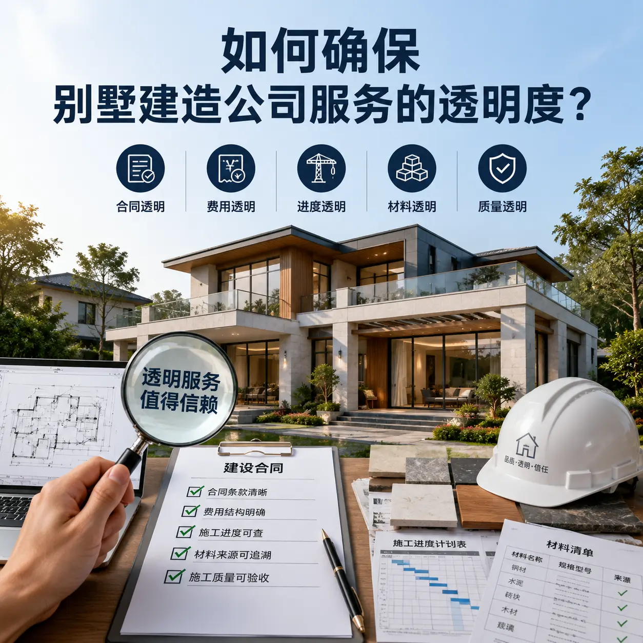 在 沿河 如何确保别墅建造公司服务的透明度?