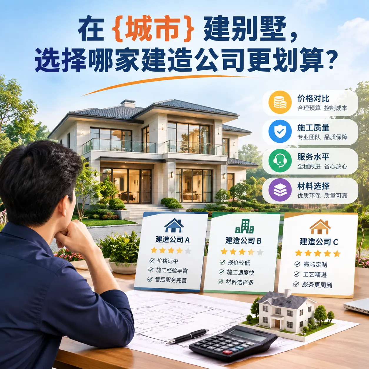 在 沿河 建别墅,选择哪家建造公司更划算?