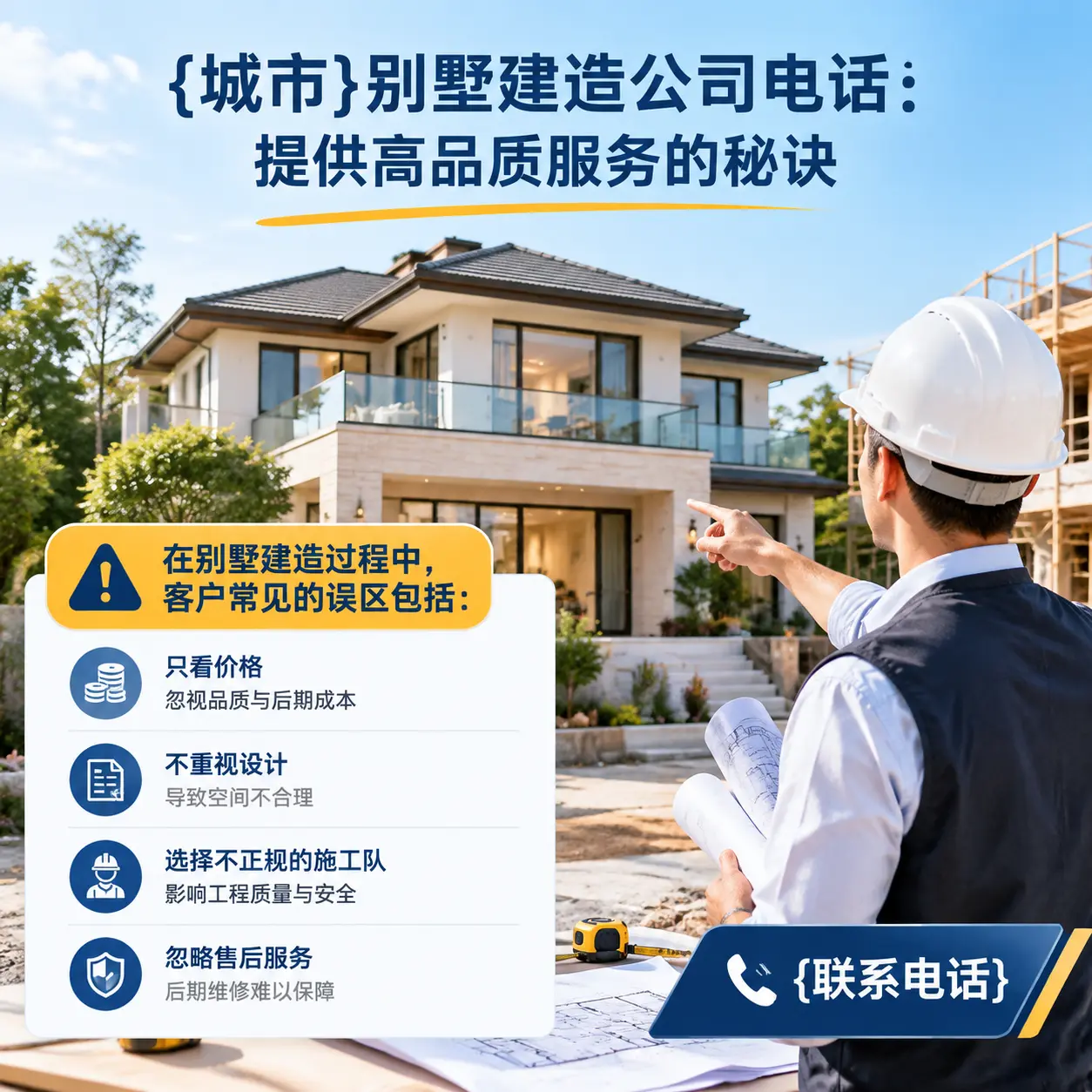沿河别墅建造公司电话：提供高品质服务的秘诀