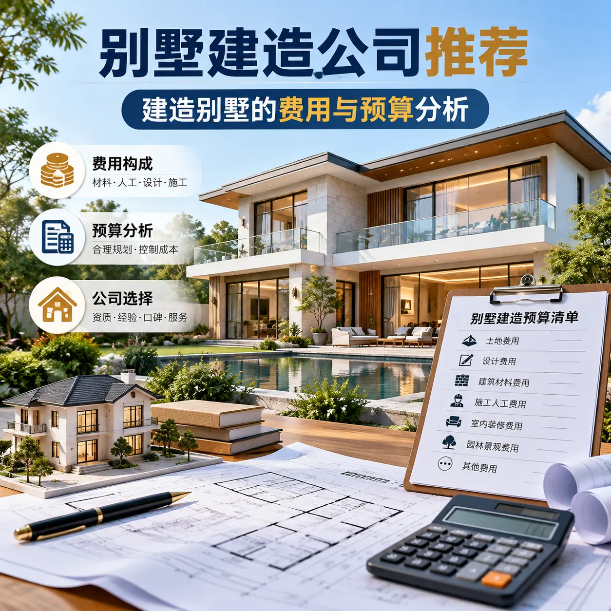 别墅建造公司推荐： 沿河 建造别墅的费用与预算分析