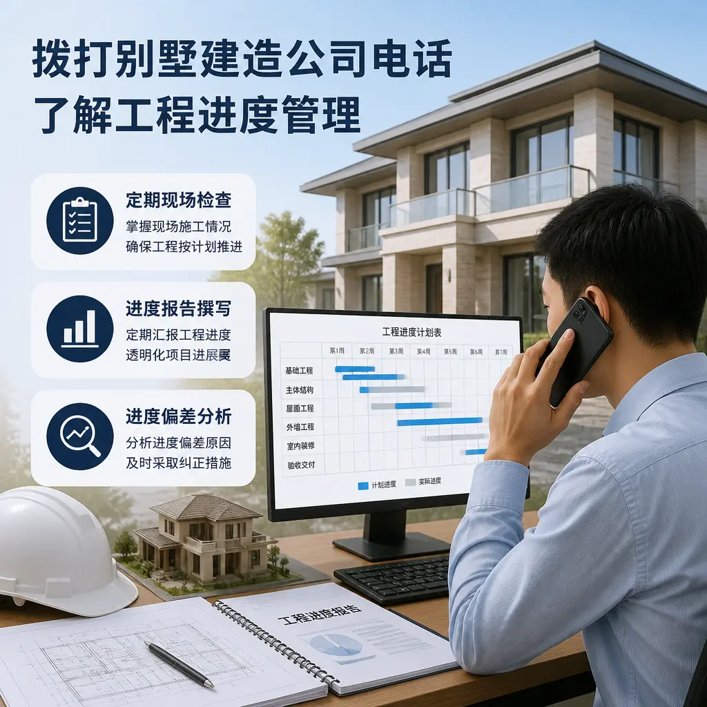拨打沿河别墅建造公司电话，了解工程进度管理