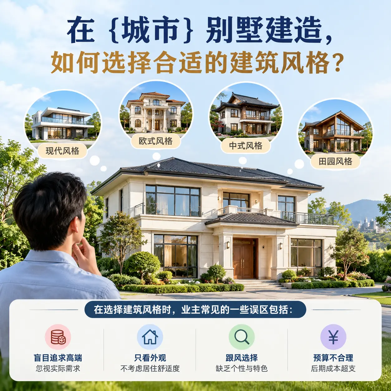 在 沿河 别墅建造，如何选择合适的建筑风格？