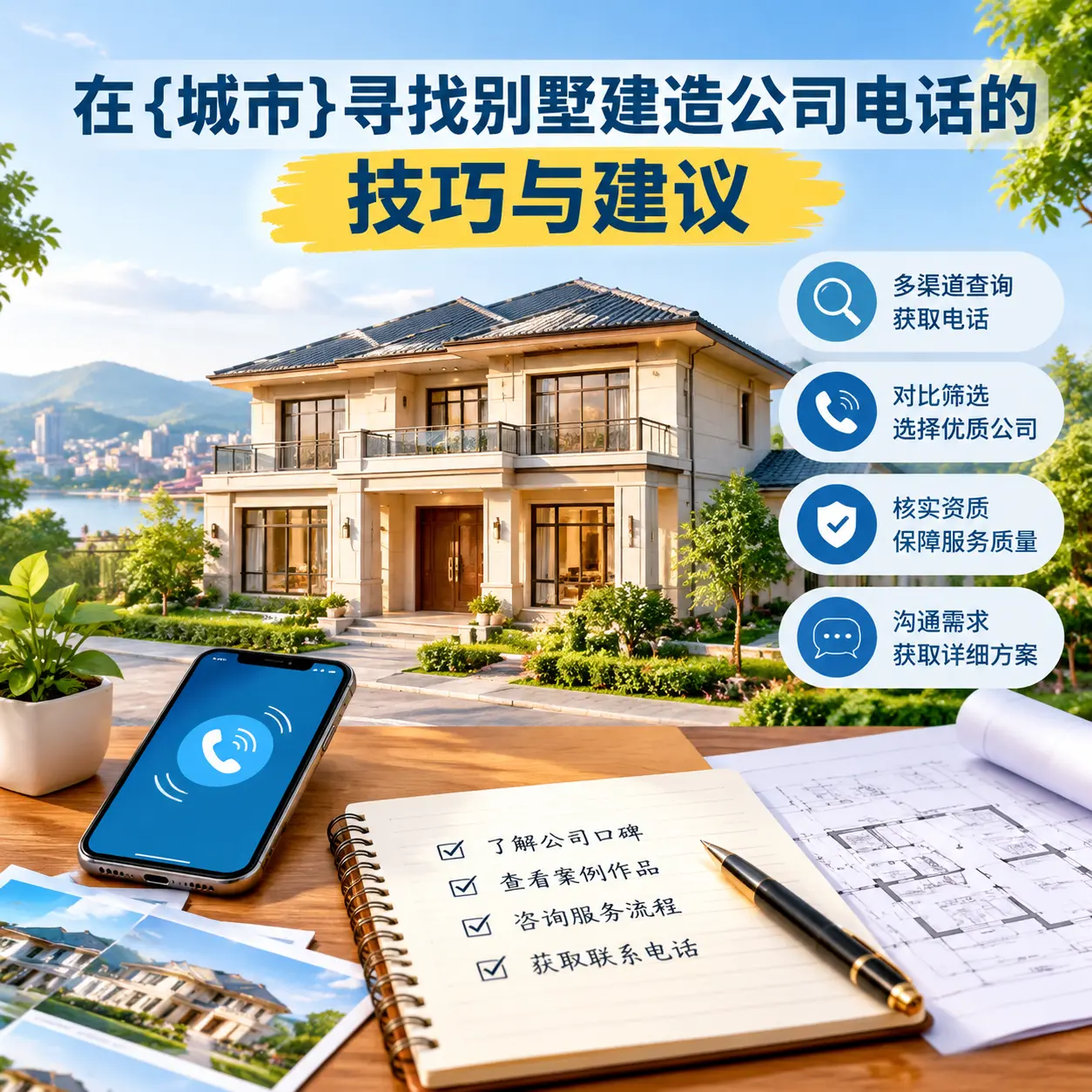 在沿河寻找别墅建造公司电话的技巧与建议
