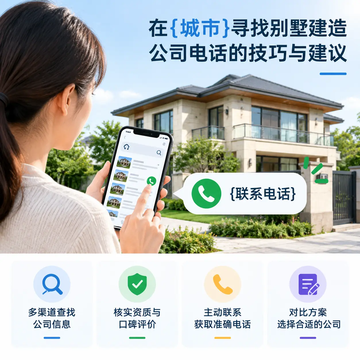 在沿河寻找别墅建造公司电话的技巧与建议